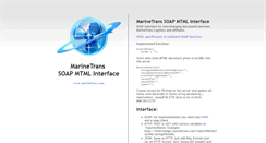 Desktop Screenshot of interchange.marinetrans.com